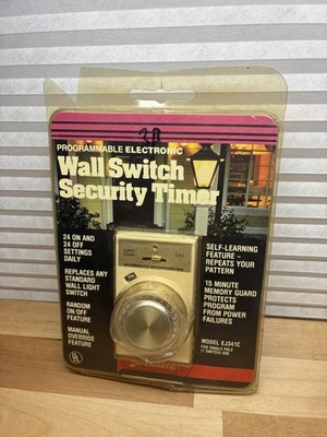 Intermatic Programmable Electronic Wall Switch Security Timer Model EJ341C