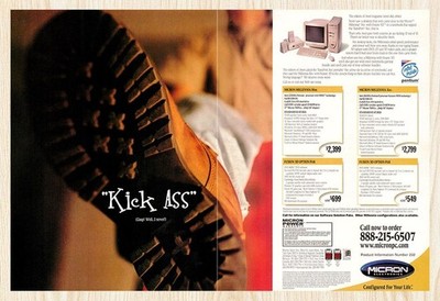 1997 Micron Electronics Original Advertisement / Retro Promo v2
