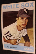 1964 TOPPS BASEBALL SET. #148 J.C. Martin, Chicago White Sox, EX