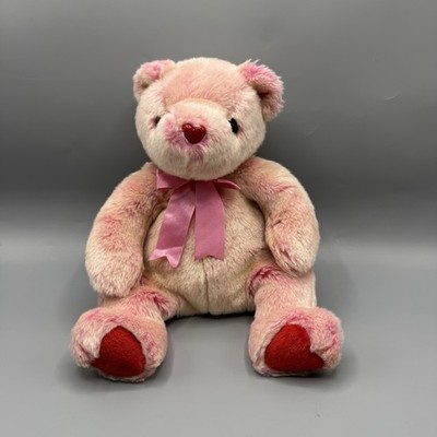 TY Beanie Buddies Teddy Bear Plush ROMANCE Pink Valentine 12