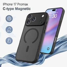Creative For iPhone 17 Pro Max Frosted Mag Safe Magnetic Case Shockproof Cover