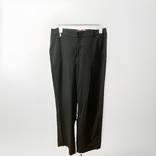 Merona Women  s Black Solid Flat Front Stretch Dress Pants Regular 8