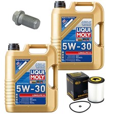 Motor&ouml;l Filter Set 5W-30 LIQUI MOLY 10 Liter + Schraube f&uuml;r Jeep Mercedes Vito 