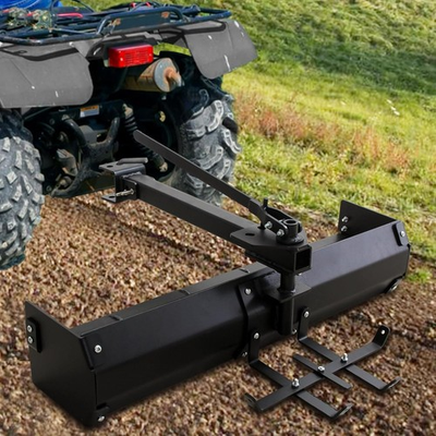 #ad #ad 42quot; Heavy Duty Tow Behind Box Scraper Tractor Grader Blade Attachment for ATV $178.59