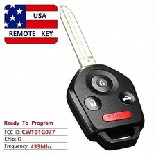 Cwtb1g077 For Subaru Outback Legacy 2018 2019 433mhz G Chip Remote Key Fob