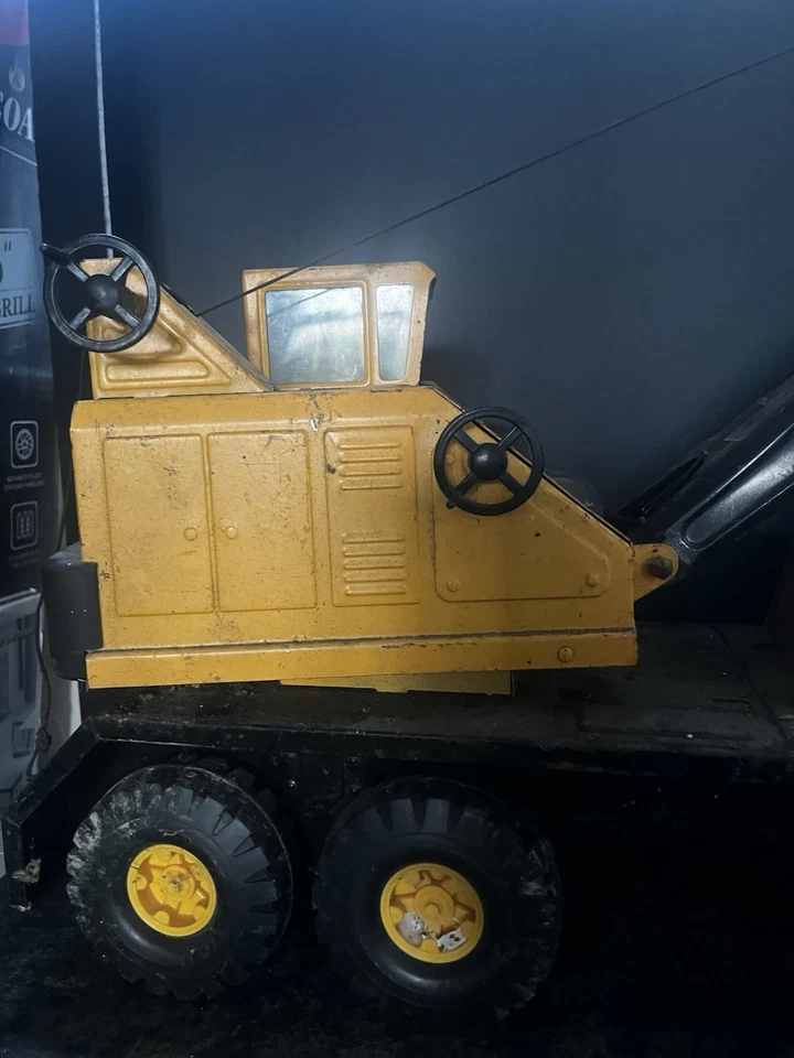 Camión grúa pala vintage Nylint Jumbo Michigan | Totalmente funcional Foto 3 de 4