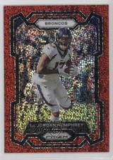 2023 Panini Prizm Red Sparkle Prizm Lil'Jordan Humphrey #90 3hd