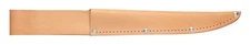 Leather Knife Sheath For Kitchen Knives Up To 9 Inches Tan Durable Design