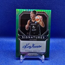 2021 Panini Prizm WNBA Kia Nurse Green Auto Signatures Phoenix Mercury SG-KNS