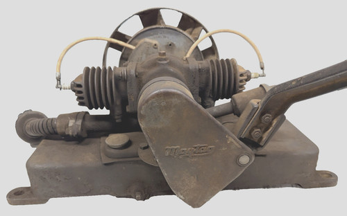 Model 72 MAYTAG Twin Cylinder Engine Generator Base 9.5" D Flywheel Serial 45544
