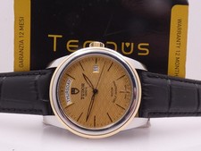 TUDOR GLAMOUR DATE-DAY 39mm 56003 ACCIAIO&ORO 18KT + PAPERS AUTOMATICO OROLOGIO