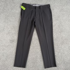 Haggar Premium Stretch Slim Fit Dress Pants Men's WPL 386 Black Size 38x30 NEW