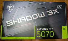 MSI GeForce RTX 5070 12GB SHADOW 3X OC Graphics Card GPU - Open Box - Tested