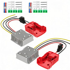 DIY,12V 20A Voltage Regulator Compatible with Milwaukee 18V Battery with Fuse