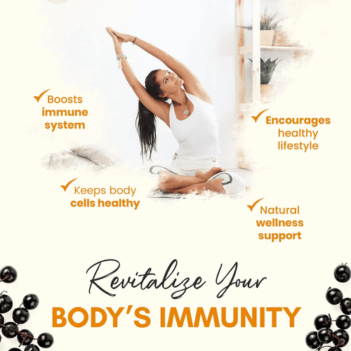 Immune Support Supplement Elderberry Capsules with Vitamin D3 Vitamin C and - Picture 3 of 6