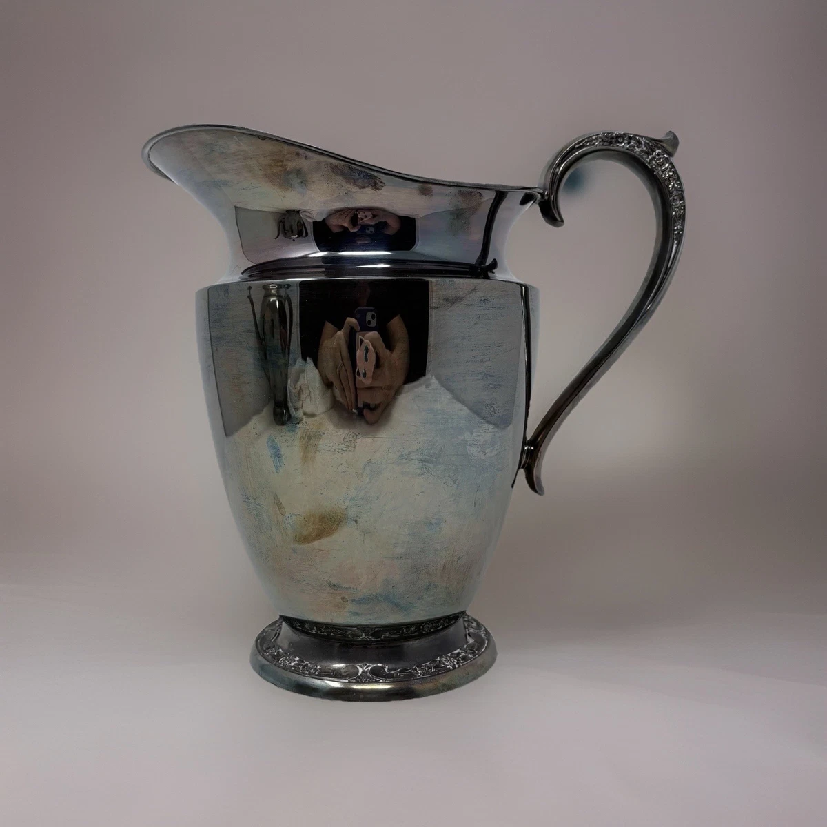 【Rogers & Bro】 ティルティングピッチャー　スタンド 1847 Rogers Bros Antique US Silver-Plated Pitchers & Jugs for sale