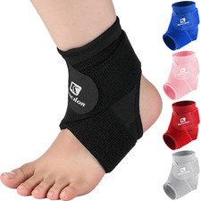 Sports Ankle Support Compression Sleeve Plantar Fasciitis Pain Relief Foot Wrap
