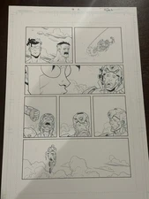 Invincible 78 Original Comic Book Art Page Ryan Ottley Tech Jacket Omni Man