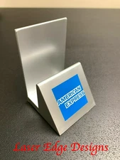 American Express Silver Business Card Holder Office Sales Desk New in Package