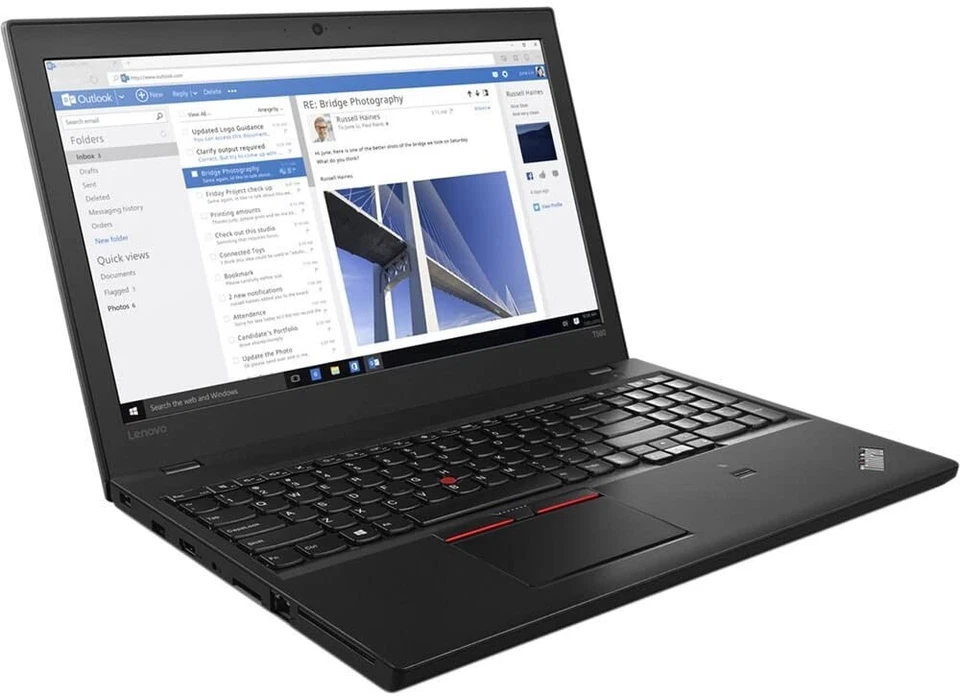 Lenovo Thinkpad T560 / 15.6in / i5 6th / 8gb RAM / 240gb SSD / Windows 10 pro - Image 4 of 4