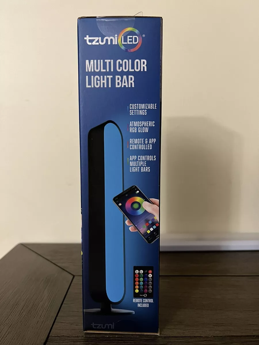 Tzumi Illumalight RGB LED Light Bar with Remote Black 6788WM