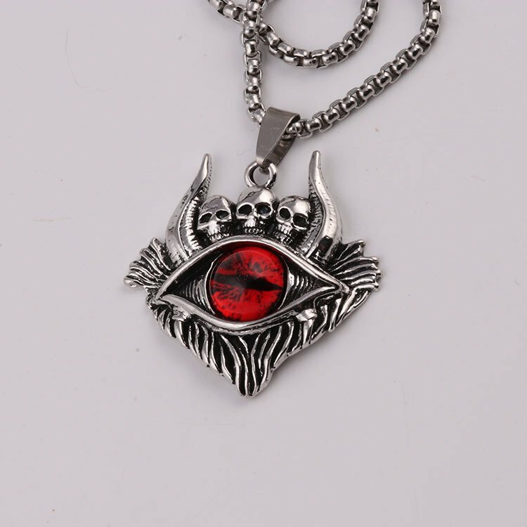LEGENDS Domineering Creative Horns Skull Bull Eye Men Women