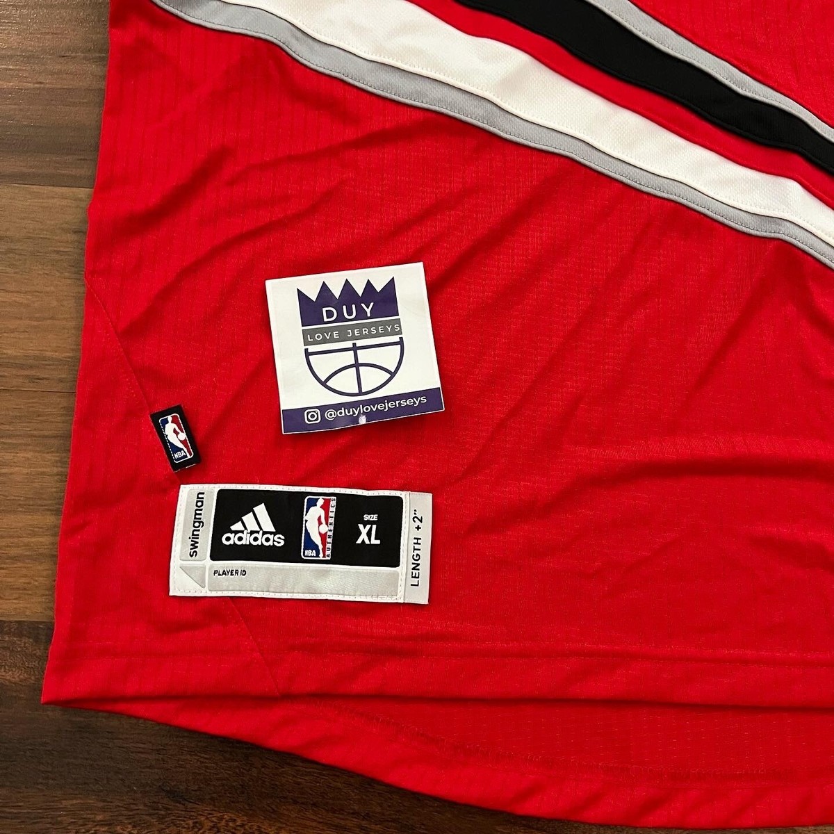 【未使用】NBA ブレイザーズ リラード adidas ユニフォーム XL Adidas NBA Damian Lillard Portland Trail Blazers Alternate