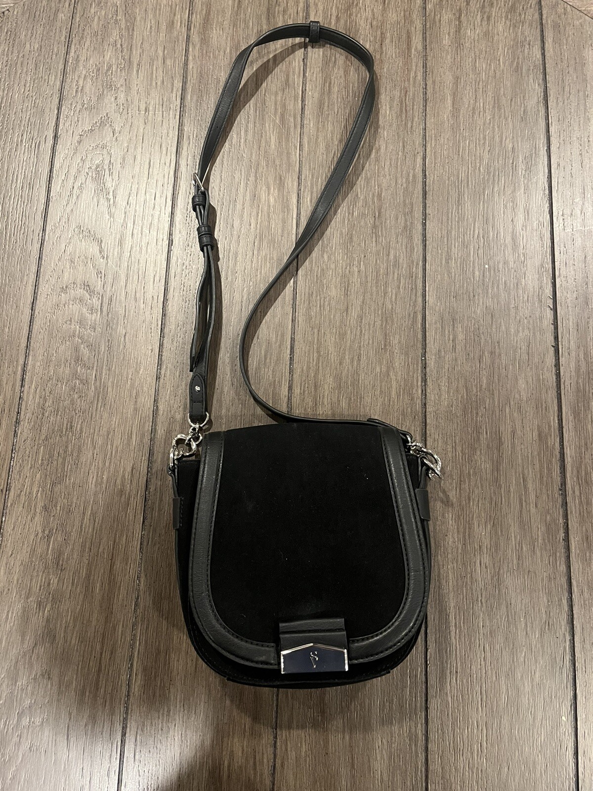 Steve Madden Crossbody Purse Black & Coin Purse Gem