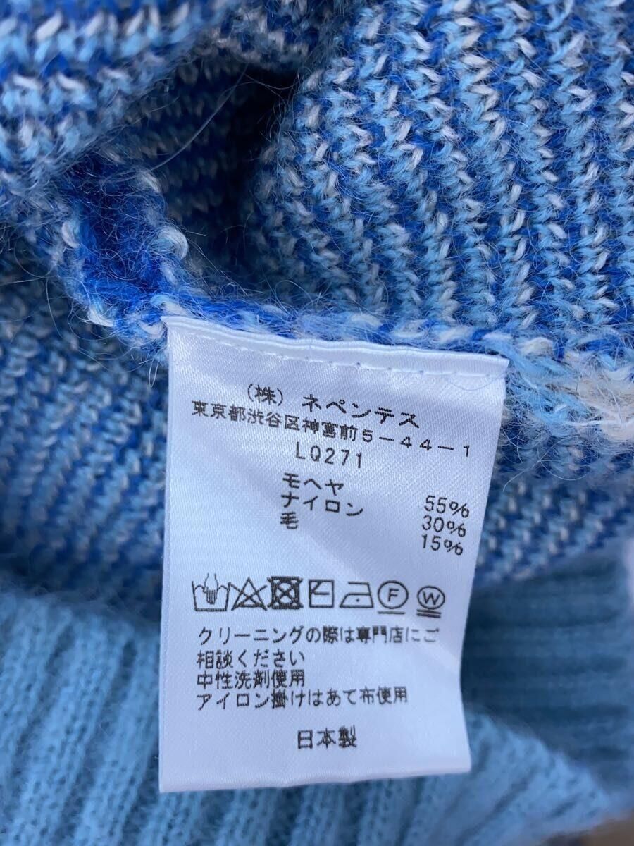 Needles Cardigan (Thick XS Mohair Blue Full Pattern LQ271 Needles Cardigan (Thick XS Mohair Blue Full Pattern LQ271