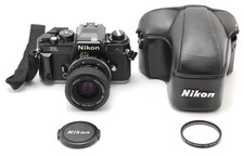  Near MINT Nikon FA Black 35mm Film Camera Ai-s 35-70mm f/3.3-4.5 Lens JAPAN