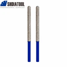 2pcs 7.2x74mm Diamond Mortar Raking Bit Hand Drill Brick Stone Round Shank