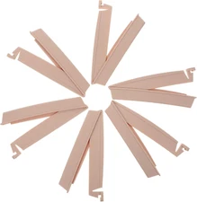 Healifty 6Pcs Drainable Pouch Clamp Set Colostomy Bags Supplies Clip Ostomy Drai