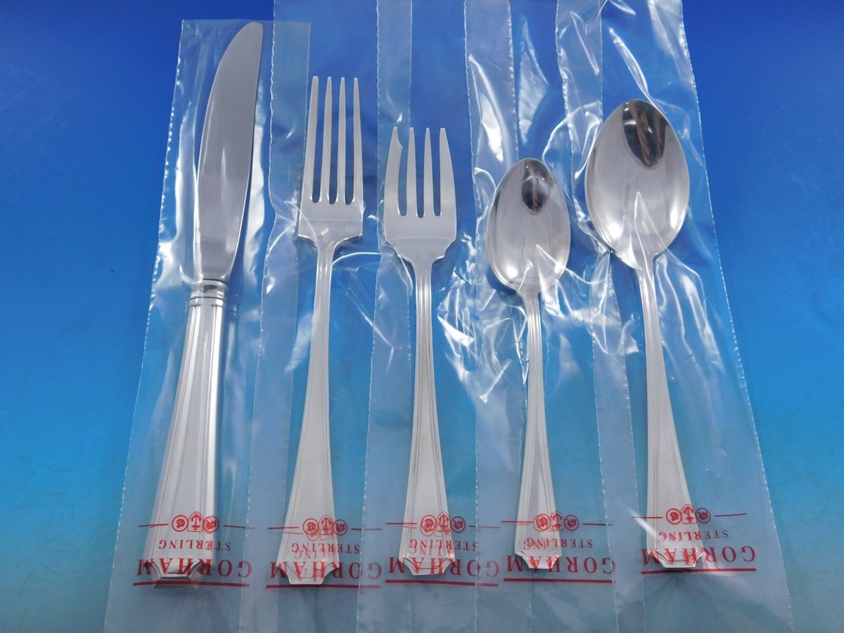 Fairfax by Gorham Sterling Silver Flatware Set 12 Service Place