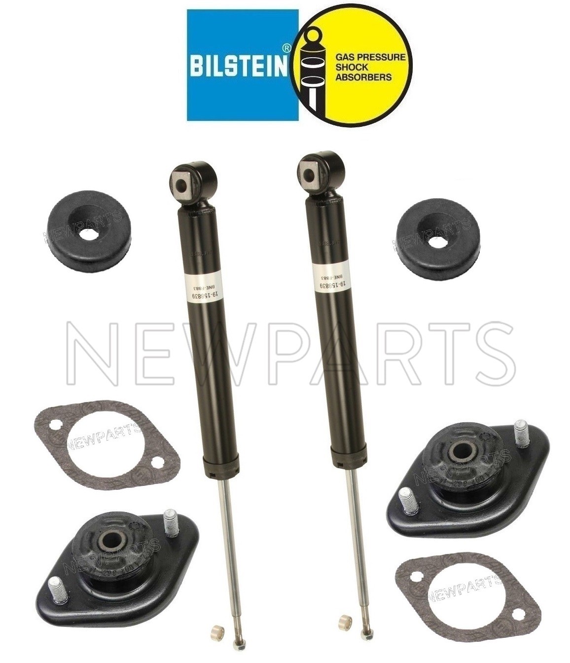For BMW E36 Z3 Rear Shock Absorbers & Mounts Gaskets Bump Stop Kit