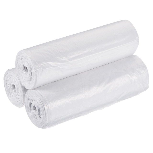 60 Counts / 3 Rolls 2-4 Gallon Small Trash Bags Waste Basket Liners White 60 Counts / 3 Rolls 2-4 Gallon Small Trash Bags Waste Basket Liners White
