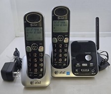 AT T TL3220 2 handset Cordless Phone Answering System