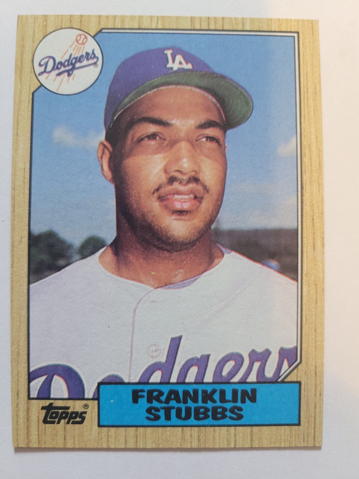 1987 TOPPS FRANKLIN STUBBS #292 NM