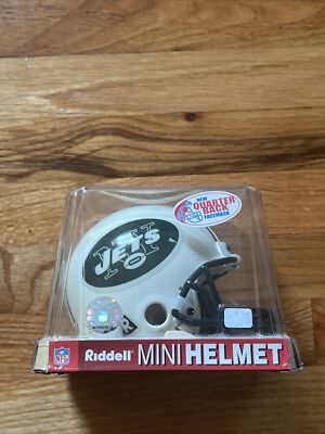 New York Jets VSR4 Quarterback Riddell Football Mini Helmet New in Box