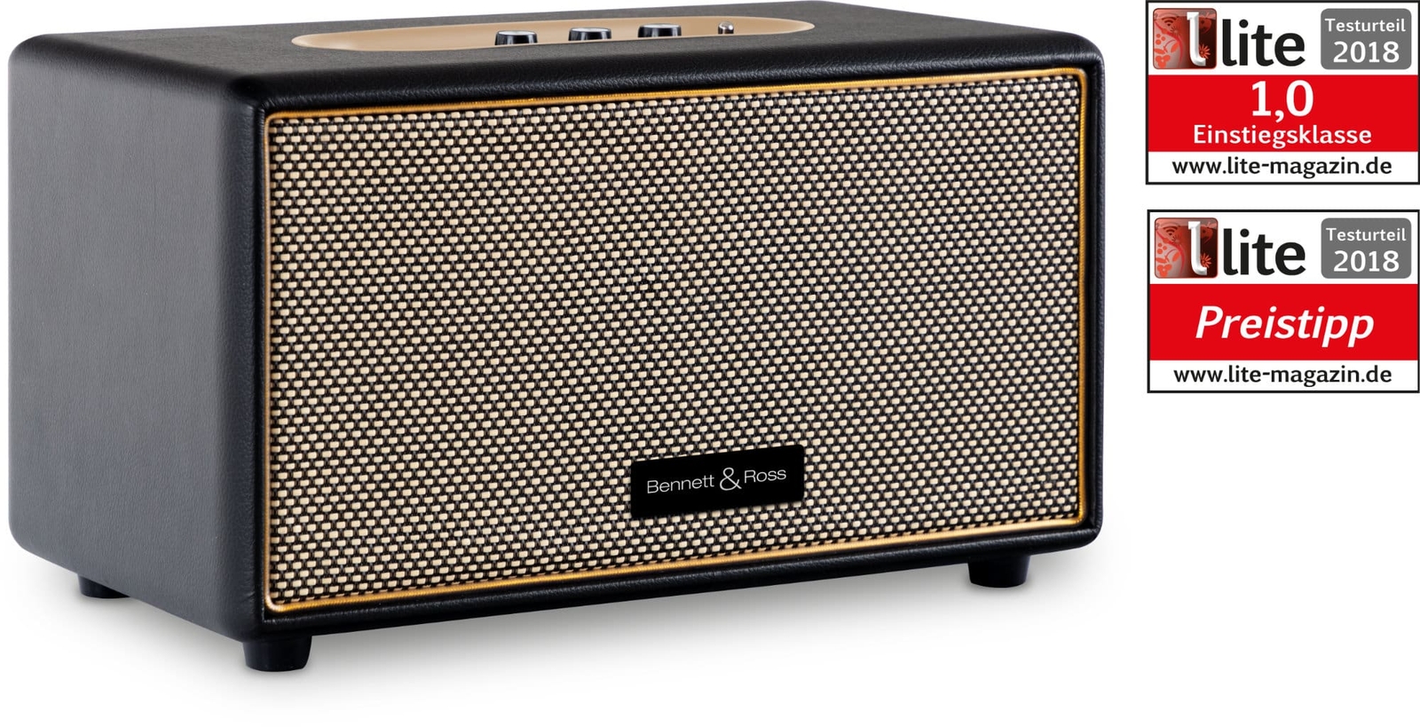 Altoparlante Bluetooth Vintage Cassa Stereo Retro Wireless Speaker USB AUX MP3