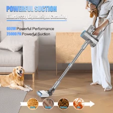 XYGC Corded 600W Powerful 25KPa Stick Vacuum Cleaner - 6-In-1