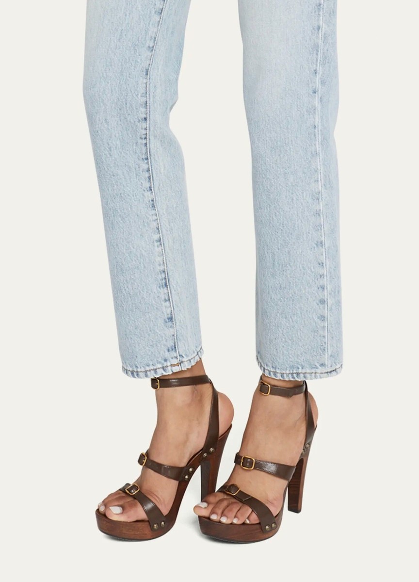 【Saint Laurent】JOTA SANDAL◆7634919QN00 SAINT LAURENT Jota Clog Sandal size 39 Retail For $1650 | eBay