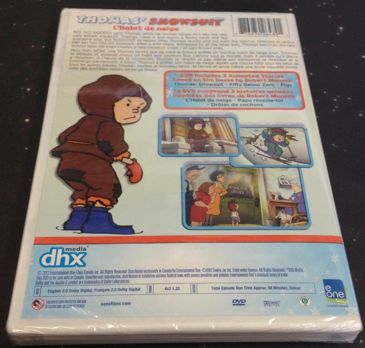 Thomas' Snowsuit (A Bunch of Munsch) DVD Movie / New Factory