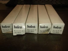 LOT OF 5 NIB HALCO 9019 BULB 130V T6.5 CL INT (WL62-2)