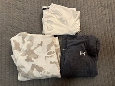 Lot of 3 - Under Armour Boys Size Large. 2 Hoodies 1 Long Sleeve Shirt.