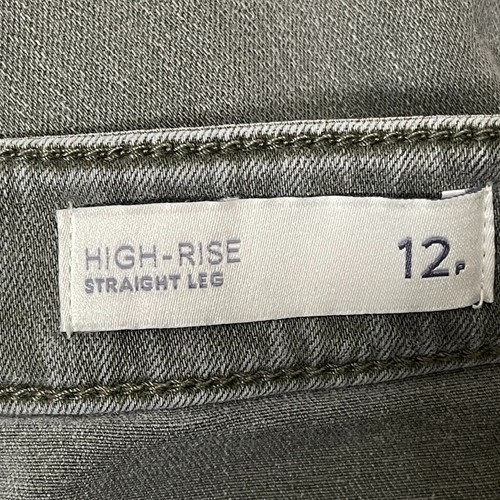 J Jill Denim High Rise Straight Leg 12P Cuffed Jeans grau Damen Outdoor Gorpcore - Bild 11 von 15
