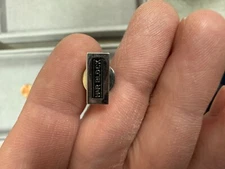 Vintage H & R Block Tax Specialist Sterling-Silver Badge Lapel Pin - 3858