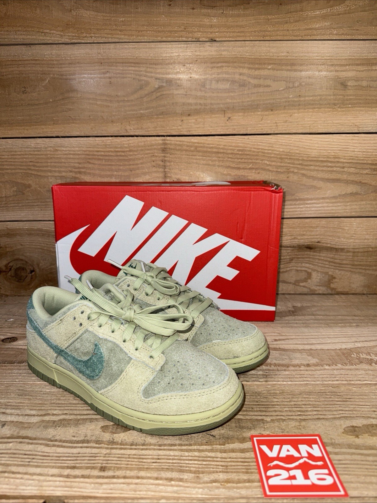 NEW SZ 8.5: Nike Women's Dunk Low Olive Aura HJ7291-371 Bicoastal/Oil Green