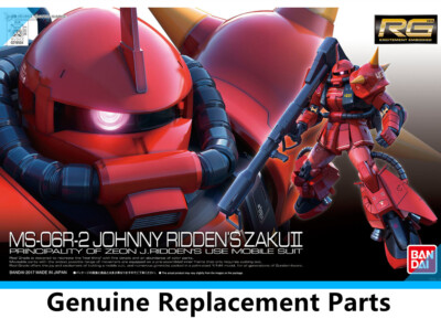 BANDAI RG Gundam MS-06R-2 Johnny Ridden's ZAKU II Model Genuine
