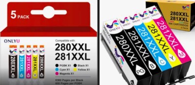 ONLYU 280XXL 281XXL (5 packs)