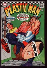 PLASTIC MAN 5 6.5 // WIN MORTIMER COVER ART DC COMICS 1967